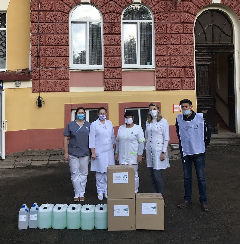 КНП «Вижницька РЛ» дякує БО «БФ «АДРА Україна» за благодійну допомогу